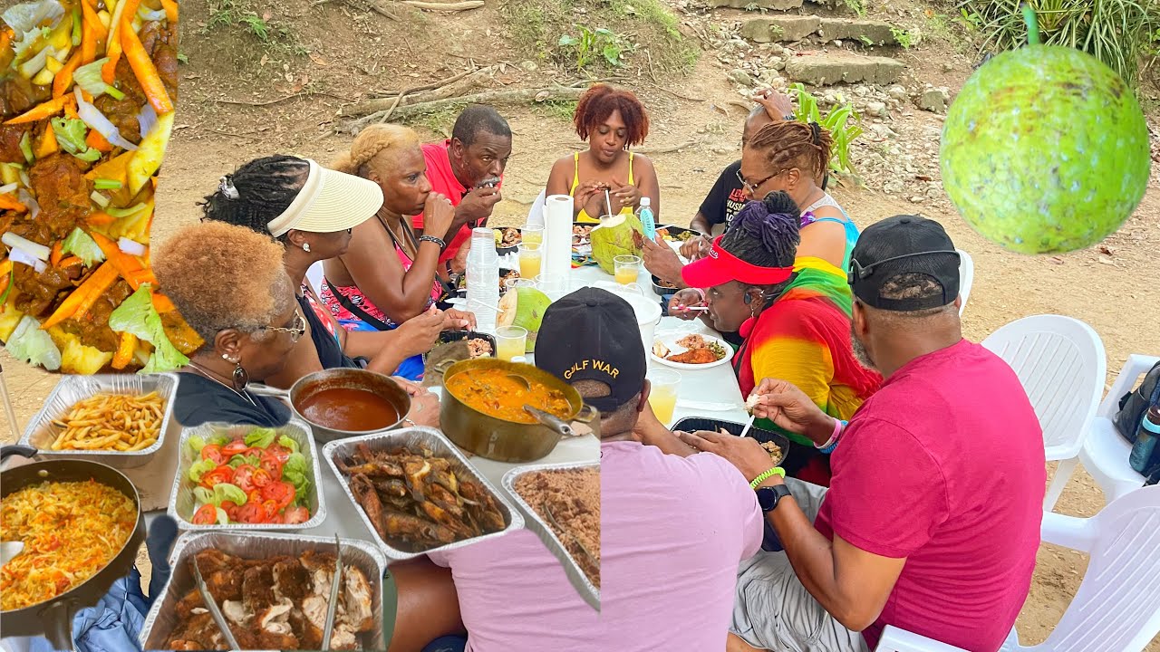 We Traveling From America To Jamaica Just For The Food  MUST WATCH!￼ River Side Cooking