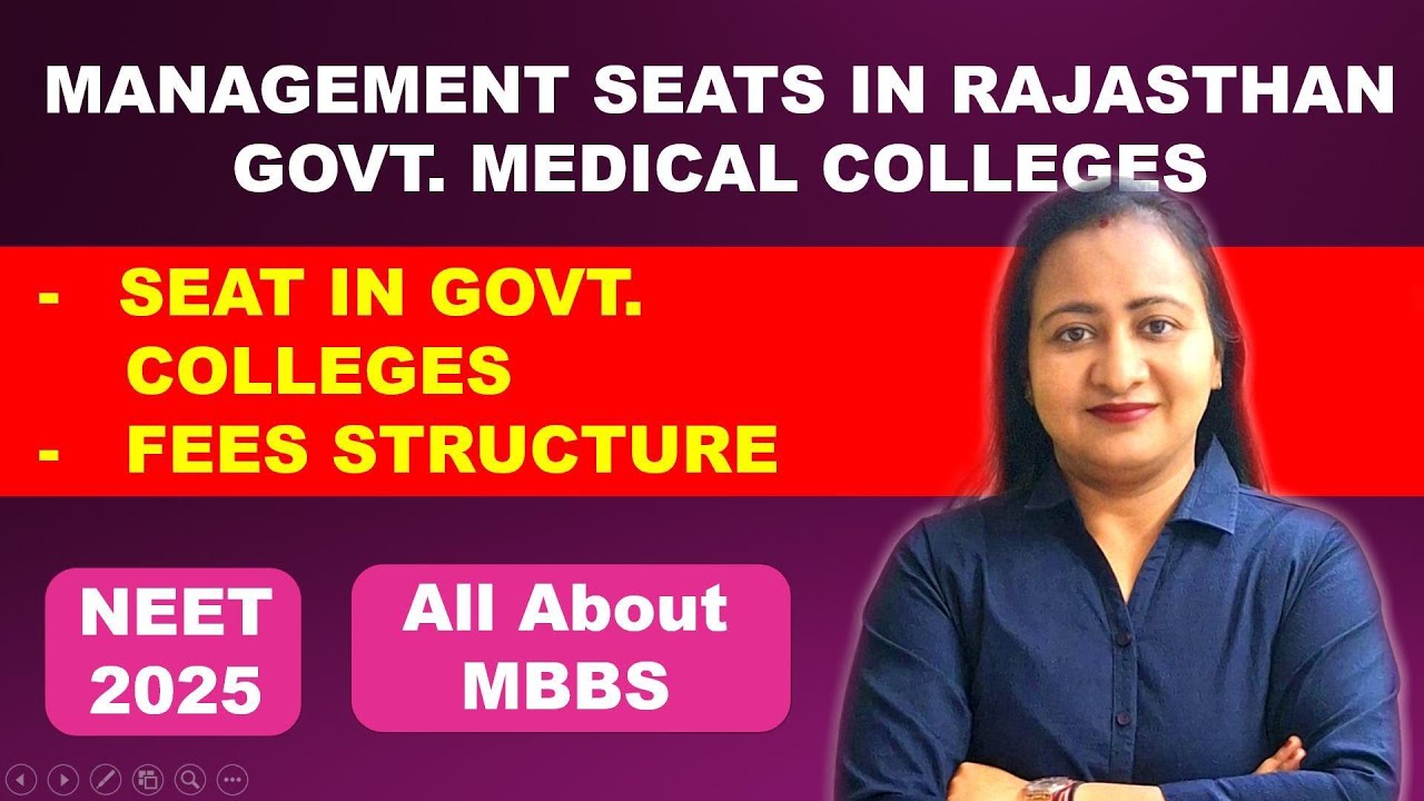 Rajasthan Management Seats in MBBS | Rajasthan Medical College | Management Quota Fees |#neet #mbbs