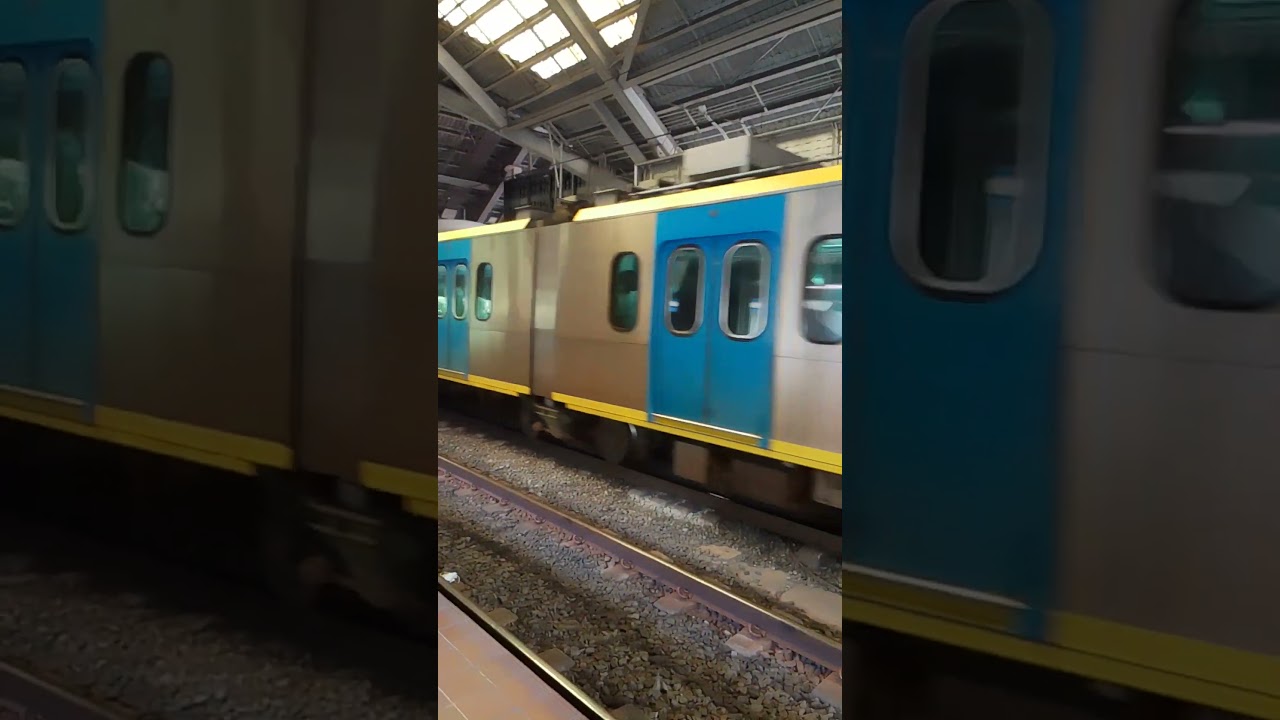 Arrival of EDSA- Taft Avenue- Bound Train in LRT 1 Pedro Gil Station, Manila