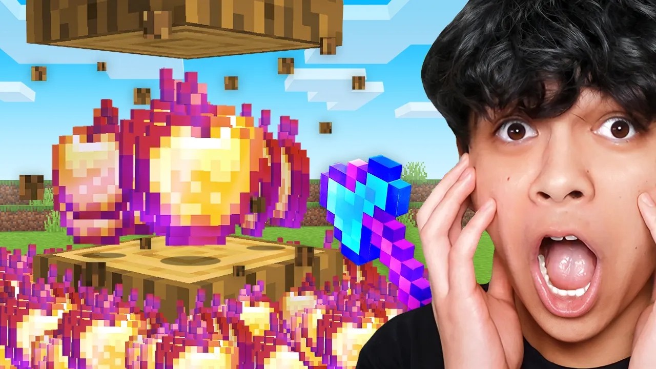 Minecraft But Drops Are Random And Multiplied..