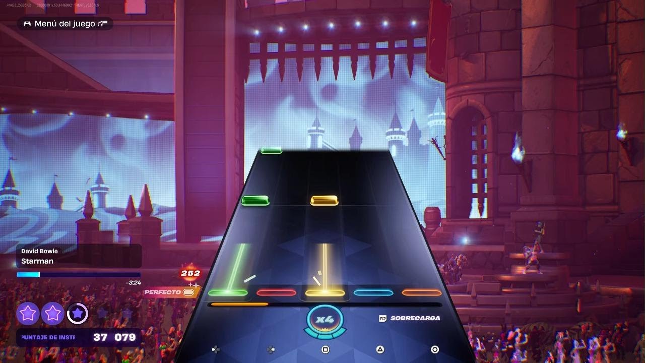 Fortnite Festival Starman/David Bowie 100% Guitarra