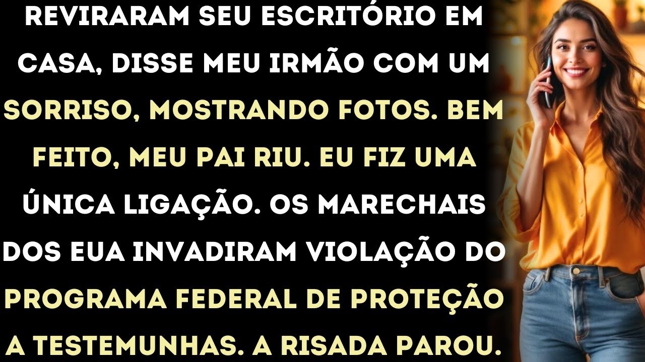 irmão invadiu meu “escritório em casa” – era uma casa segura do programa federal de proteção a