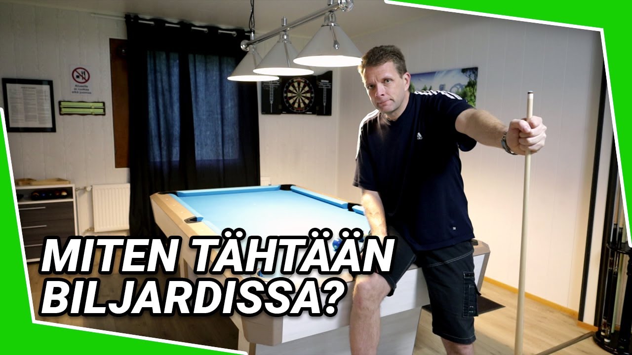 Mitä tähtäysmenetelmää käytän biljardissa?