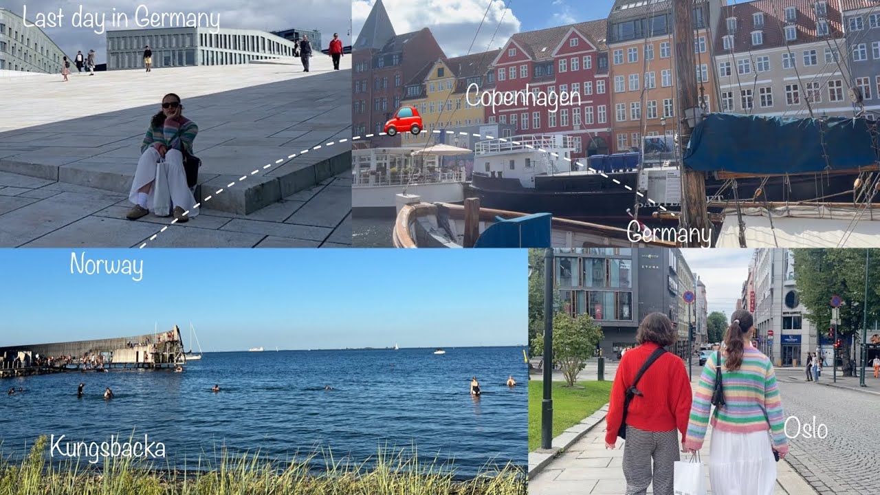 Road Trip to my new Boarding school Part 1  (UWC RCN) Germany, Denmark, Sweden, Norway