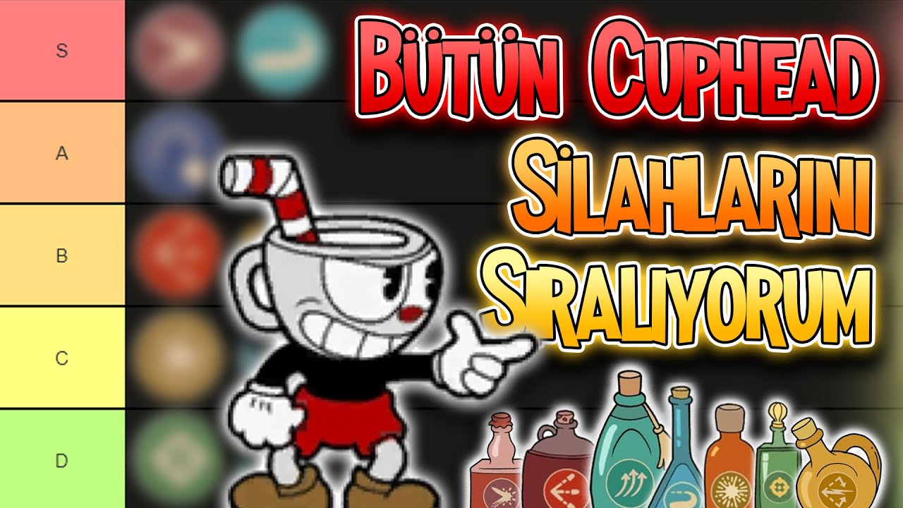 Bütün CUPHEAD Silahlarını Sıralıyorum!