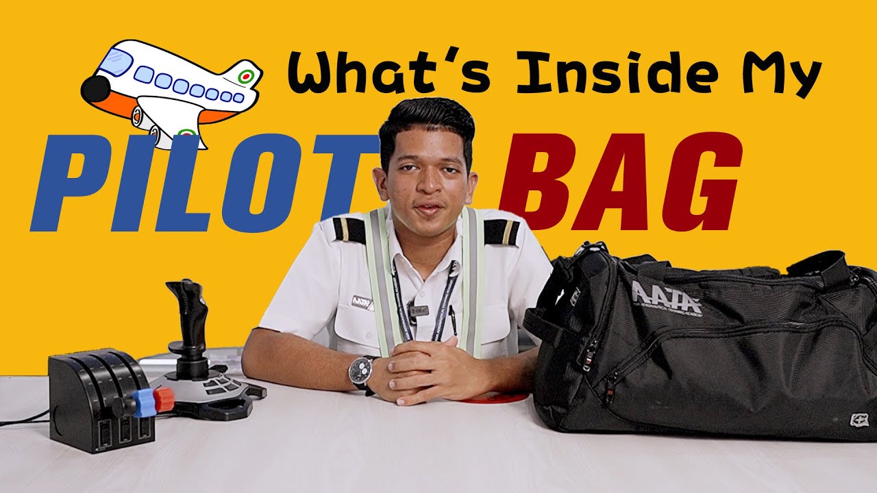What's Inside My Pilot Bag ? | Asia Aeronautical Training Academy