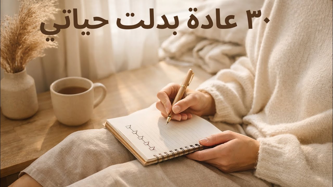 30 عادة صغيرة غادي تبدّل حياتك بلا ما تحس