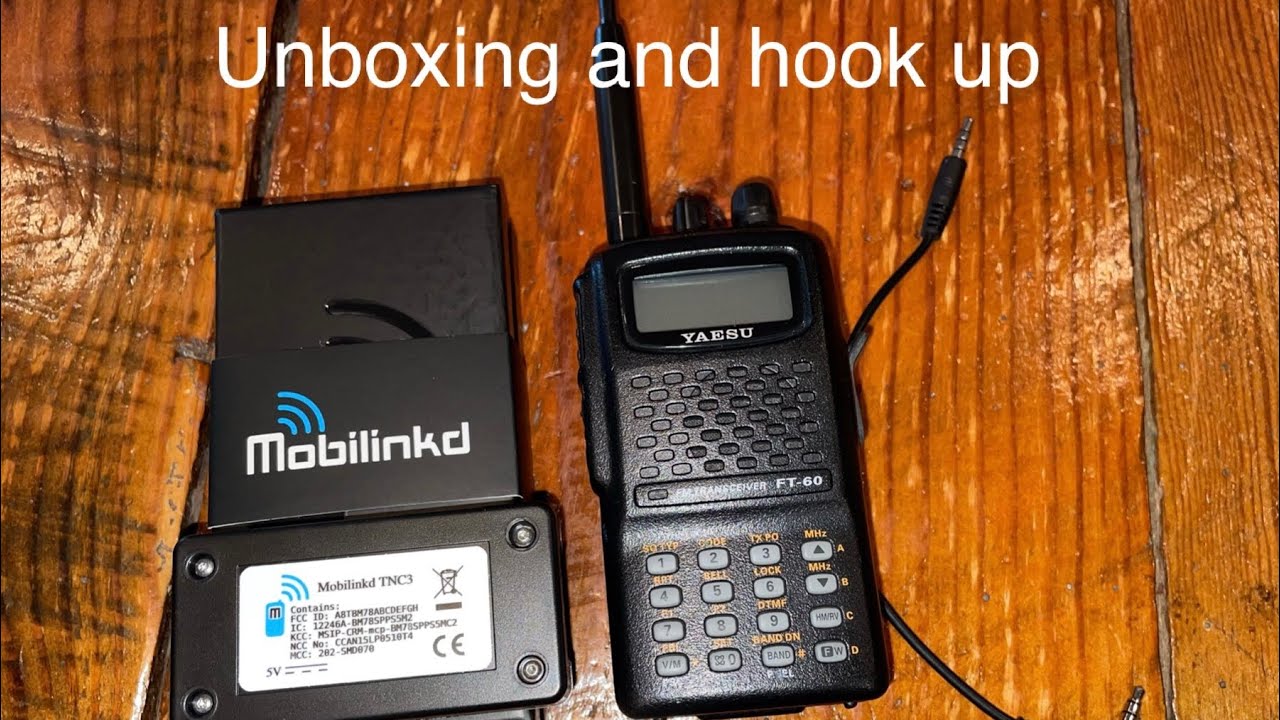 Using a Mobilink TNC3 with a FT60R and iPhone