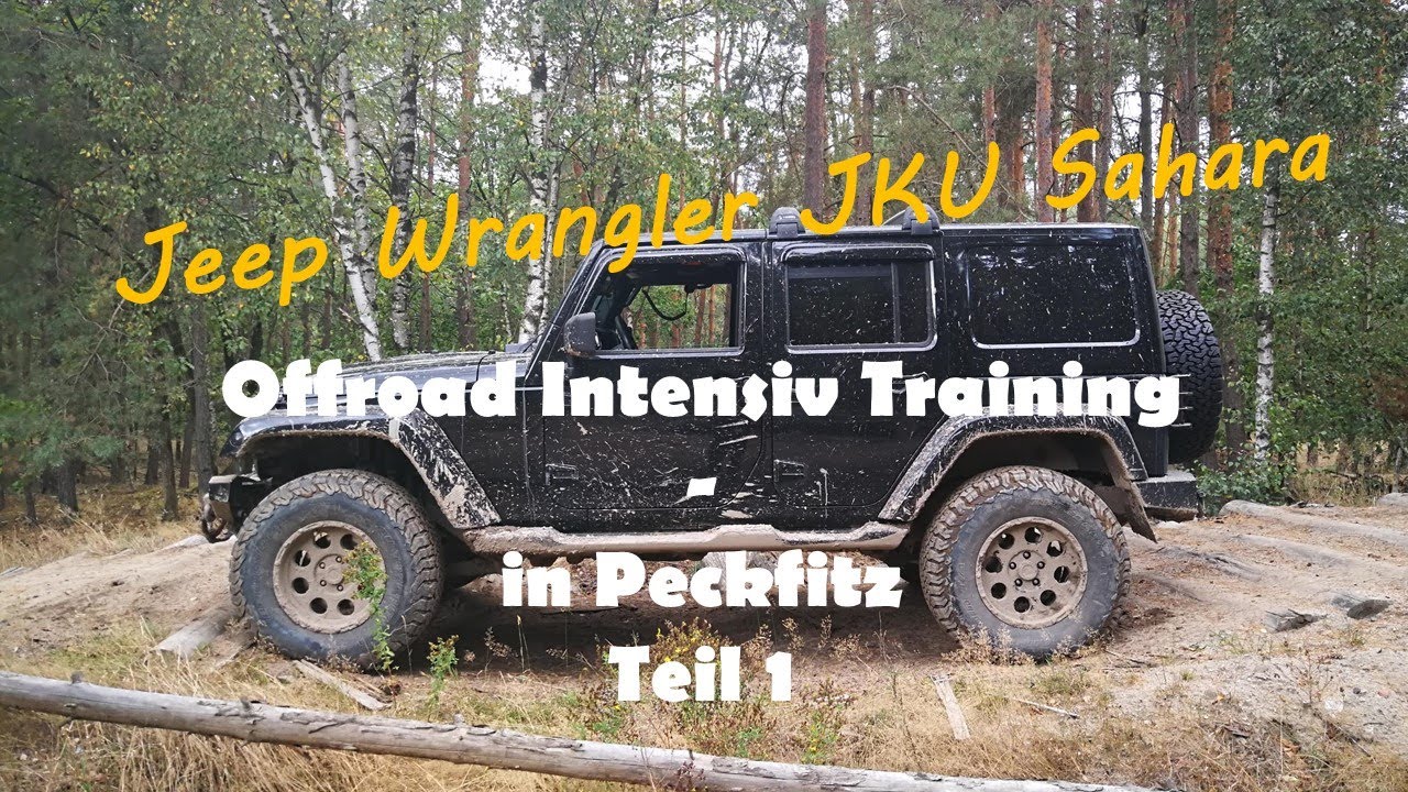 Jeep Wrangler Offroad Training im Offroadpark Peckfitz - Teil 1