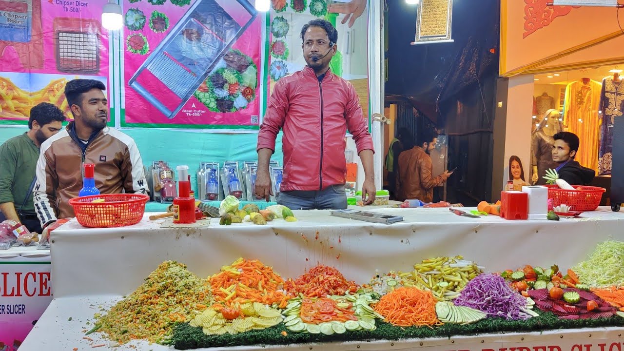 বানিজ্য মেলায় কুচিকুচি অফার - ১০০০ টাকার Vegetable Cutter - Slicer ৫০০ টাকায় - DITF 2020