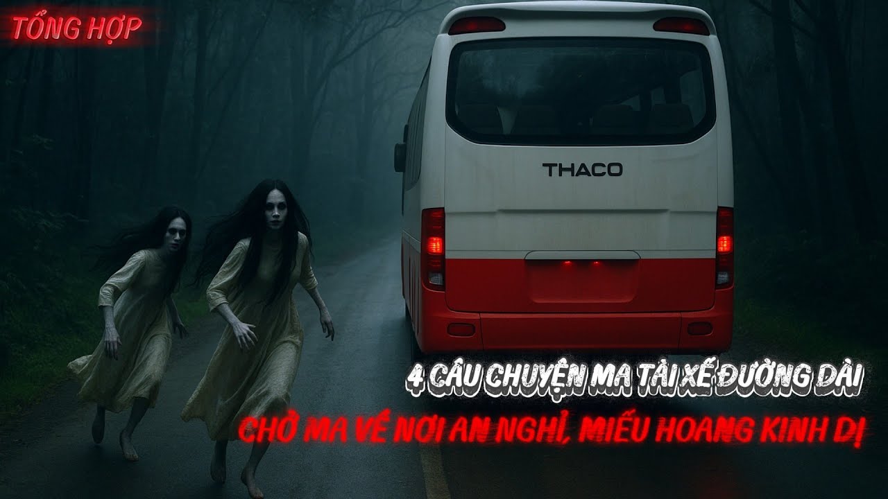 4 Câu Chuyện Ma Tài Xế Đường Dài - Chở Ma Về Nơi An Nghỉ, Miếu Hoang Kinh Dị Ám Ảnh | Truyện Kể Đêm