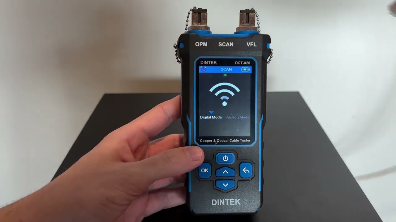 DINTEK DCT 020 copper & optical cable tester