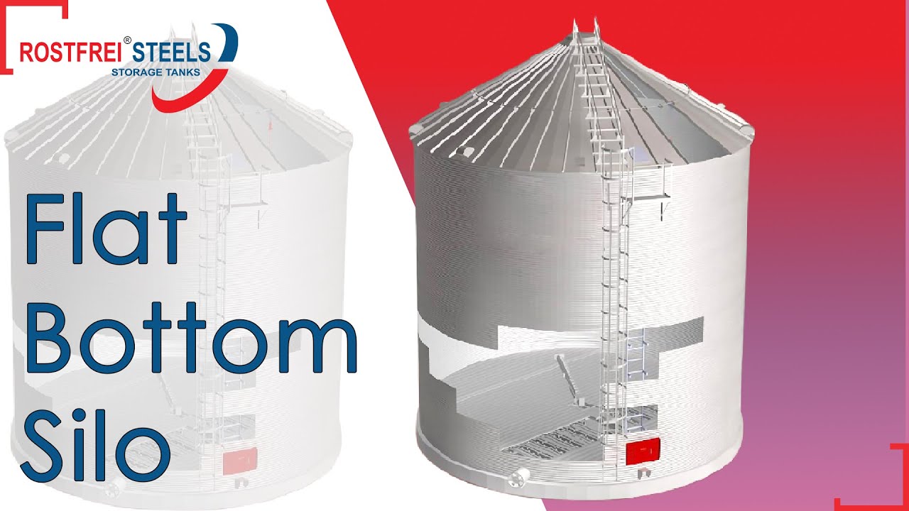Flat Bottom Grain Silo Manufacturer -  Suitable for All type of Grain Storage