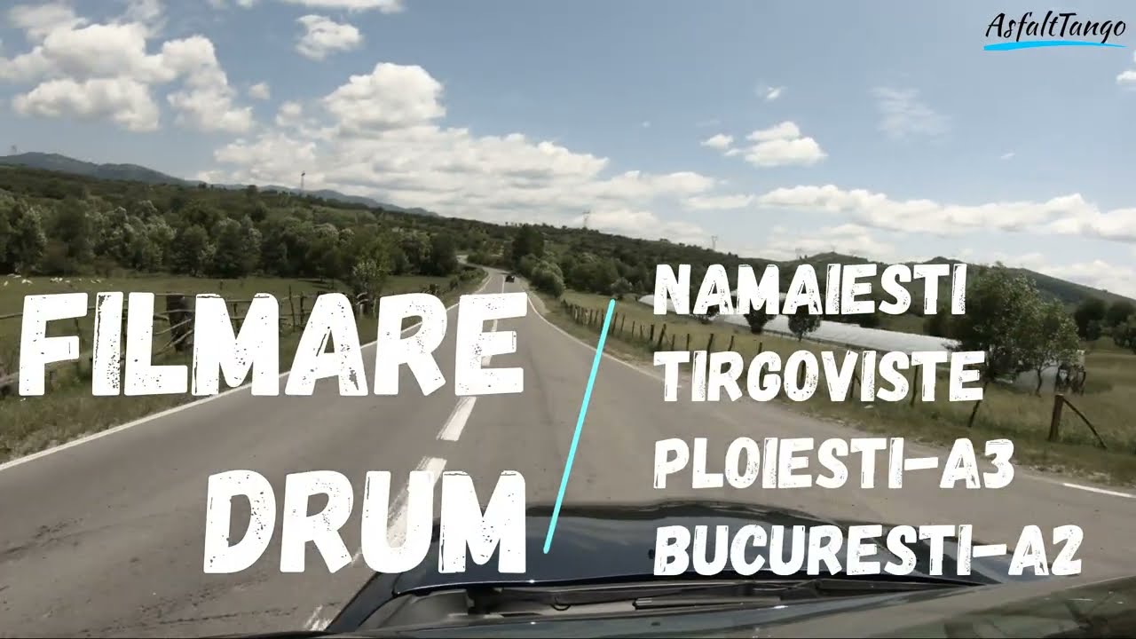 POV Drive România 🇷🇴 | Nămăești – Târgoviște – Ploiești – București | Drum Complet (2 Ore)