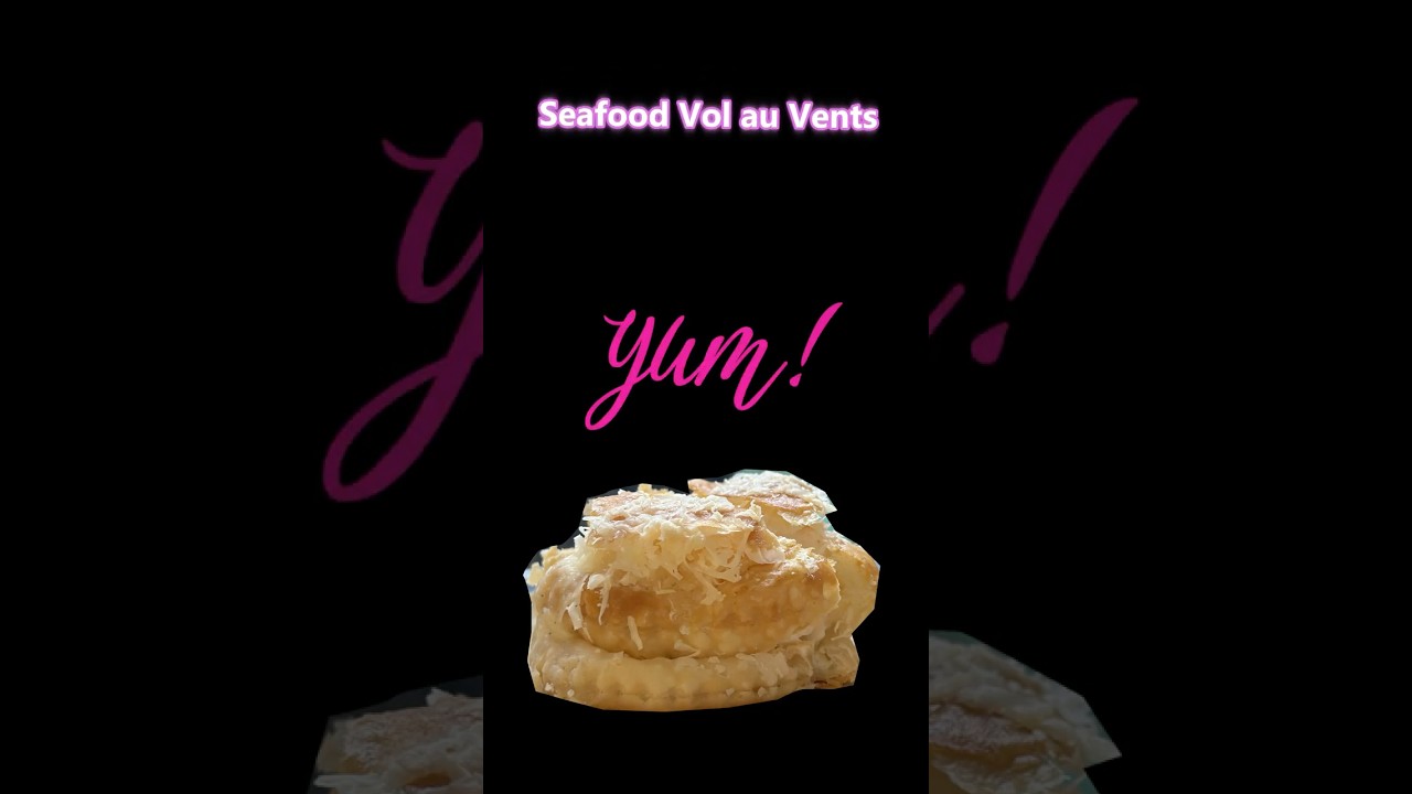 Seafood meets puff pastry and it's perfect 