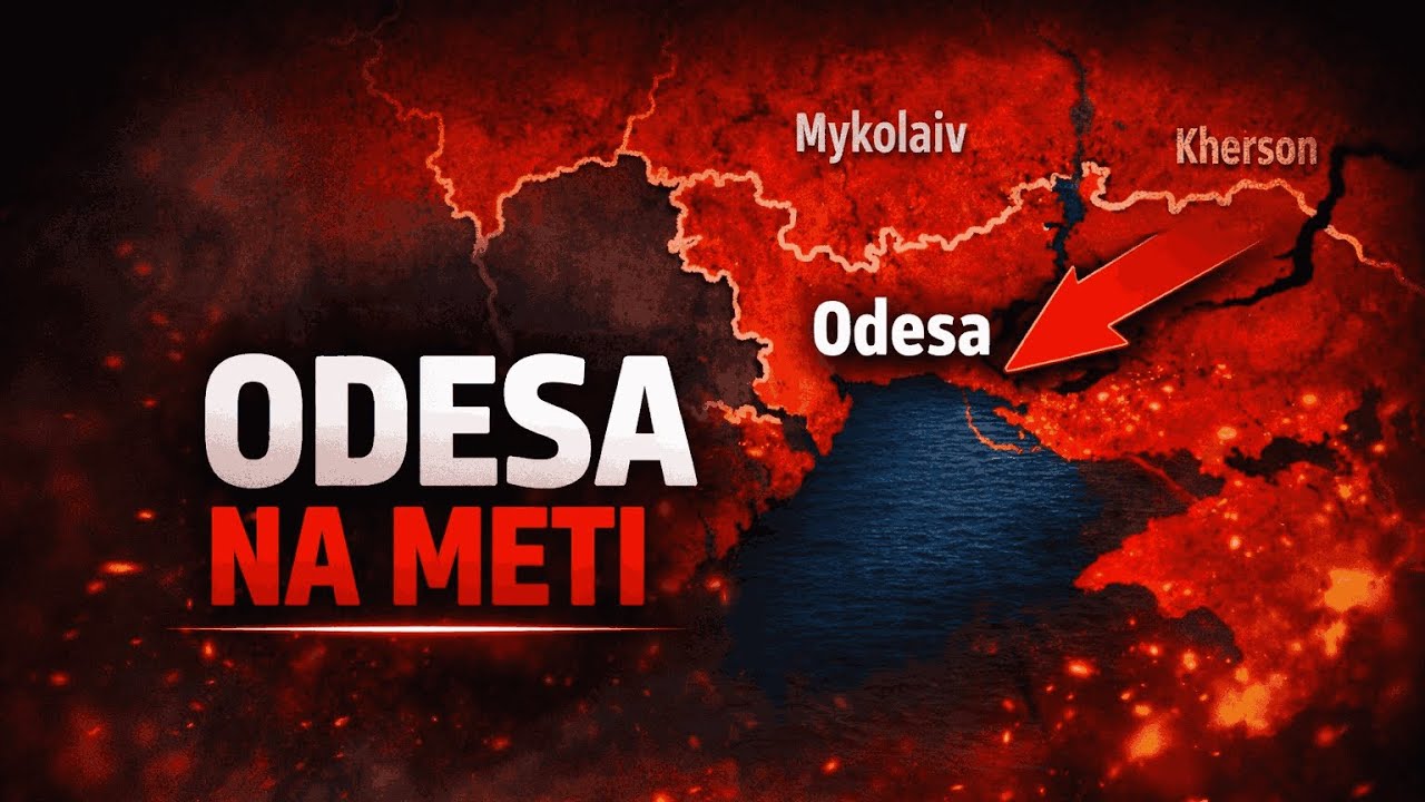 Sirski uzbunio javnost: Ruske snage napreduju ka Odesi?