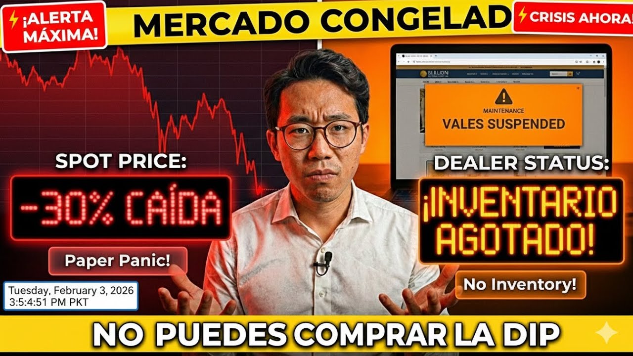 VENTAS SUSPENDIDAS Los distribuidores se niegan a vender plata tras una caída del 30%  Finanzix