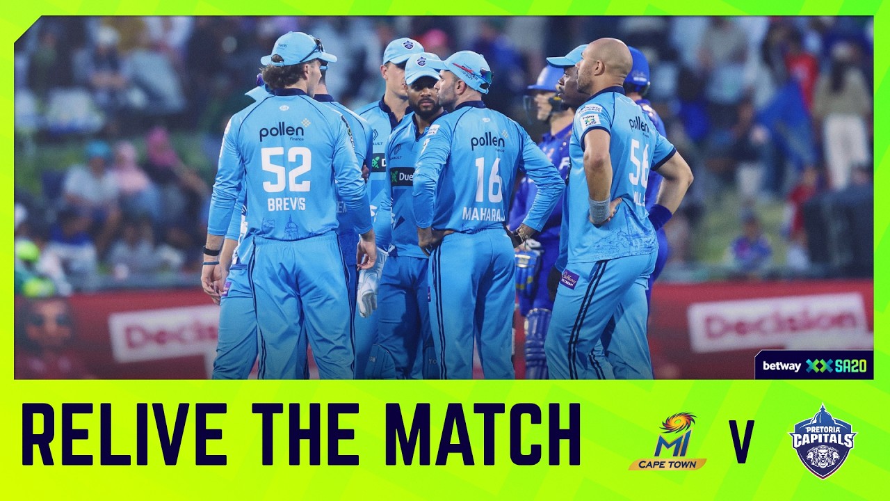 Full Highlights | MI Cape Town vs Pretoria Capitals | Betway SA20 | Season 4 | Match 8