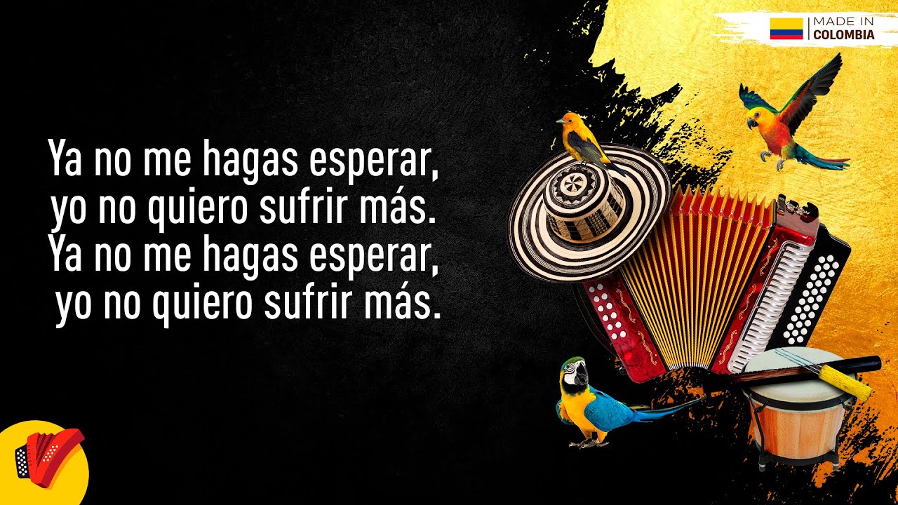 Necesito, Binomio De Oro De Am&eacute;rica, Video Letra - Sentir Vallenato
