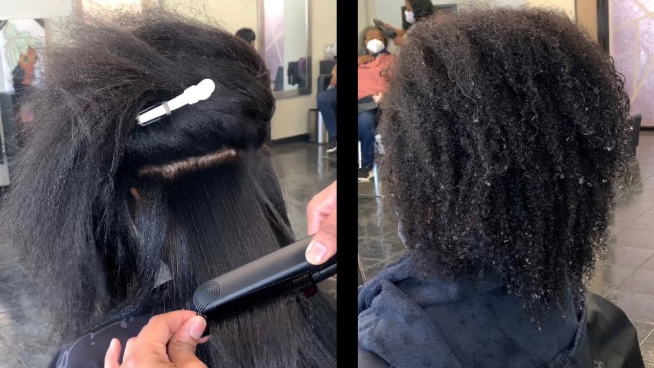 Silk Press Testing out my New Irons | Natural Hair Silk Press | Cassandra Olivia