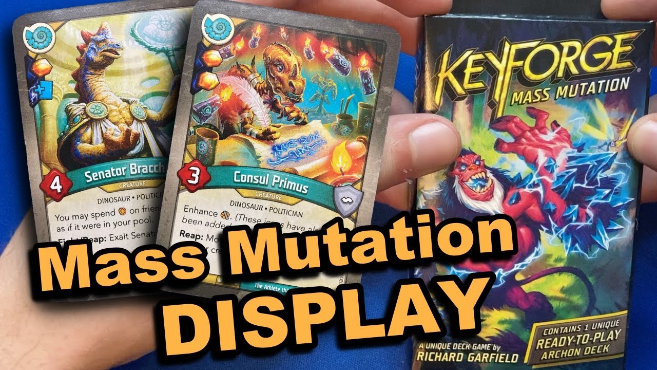 Opening SIX Mass Mutation Decks!! // KeyForge Deck Opening