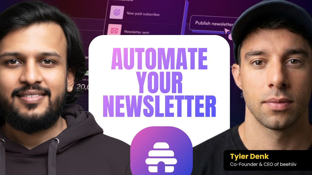 Newsletter Growth, Automations, and Monetization Explained by beehiiv CEO
