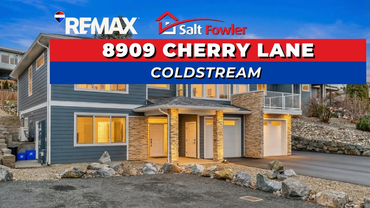 Kalamalka Lake View Home in Coldstream BC | 8909 Cherry Lane