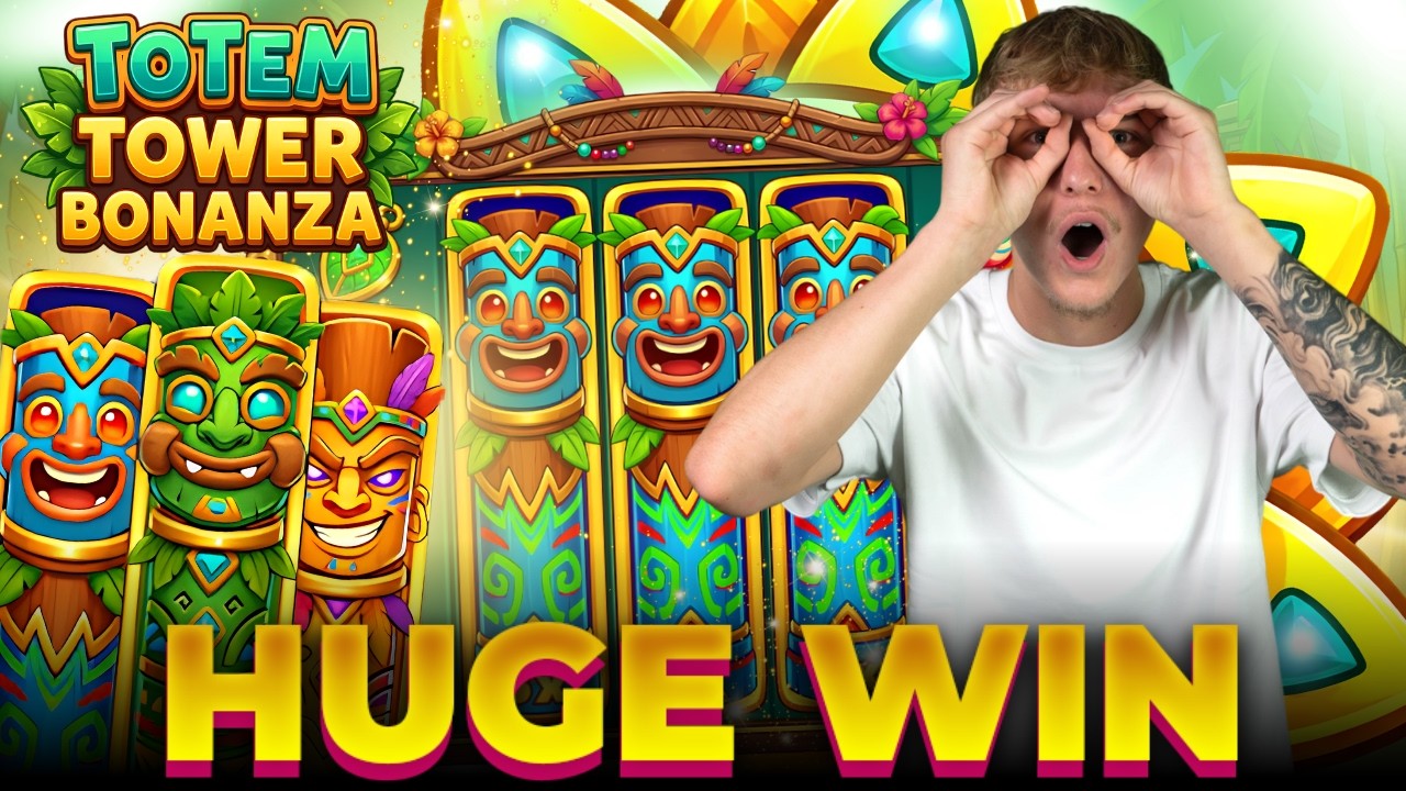 OGROMNA WYGRANA W TOTEM TOWER BONANZA (SZAŁOWA WYGRANA) 🤯💸