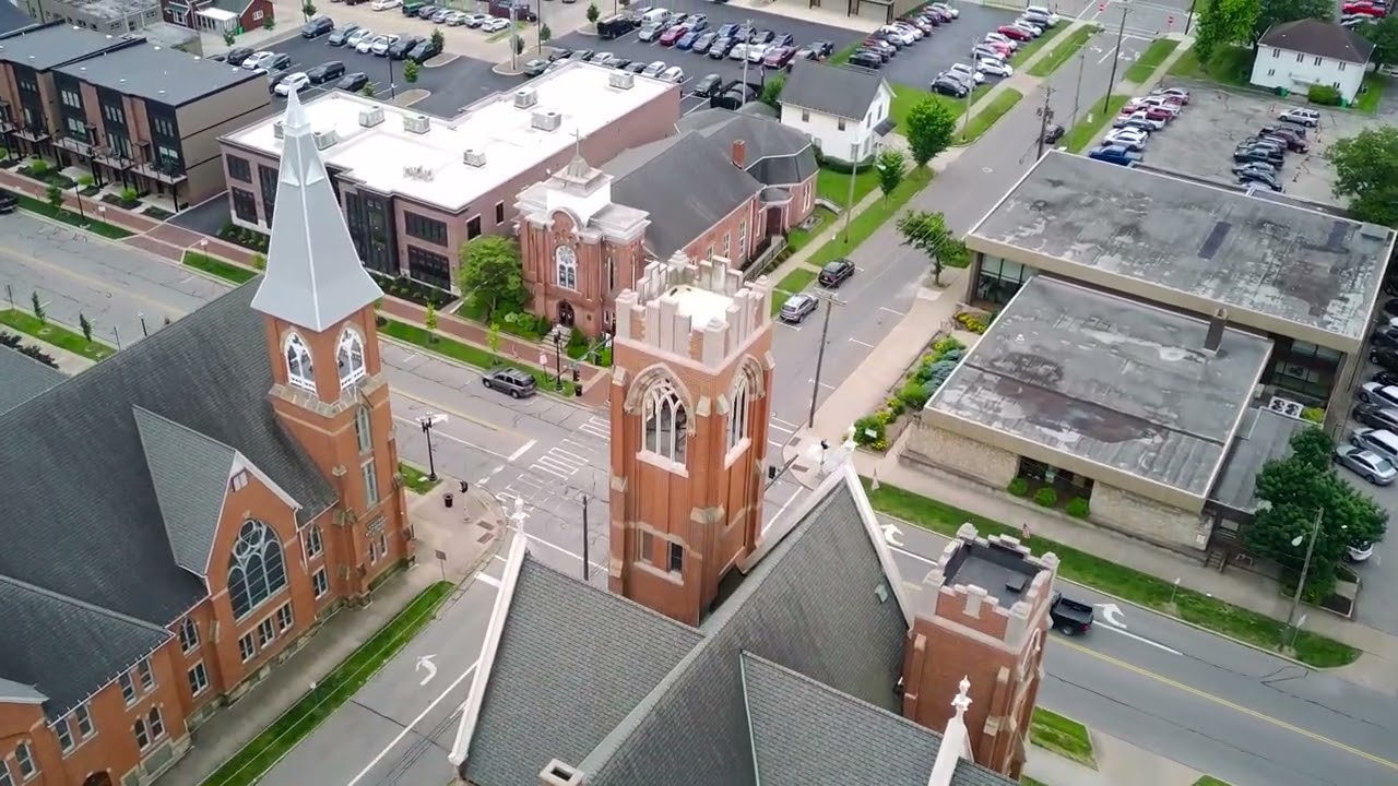 WOOSTER OHIO 4K DRONE FOOTAGE----SHOT WITHE THE HOLYSTONE HS600D
