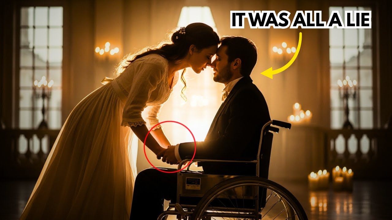 FORCED INTO MARRYING THE CRIPPLED DUKE — ON WEDDING NIGHT, HE STOOD UP FROM HIS CHAIR AND SAID…