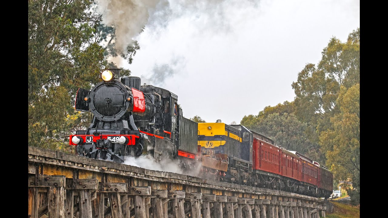 FIRST TRAIN IN 18 MONTHS! The J549 Steam Locomotive Full Load Test