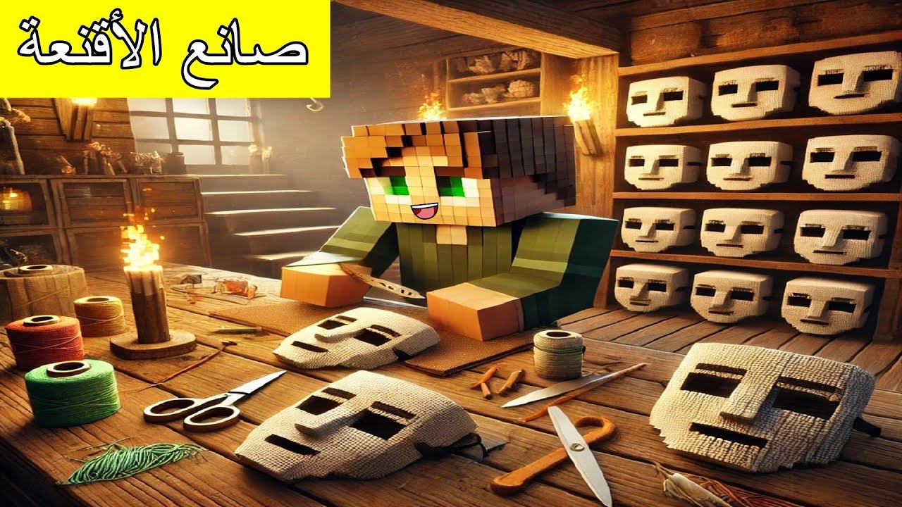 #فلم_ماين_كرافت : ذهبت إلى صانع الأقنعة السحرية !