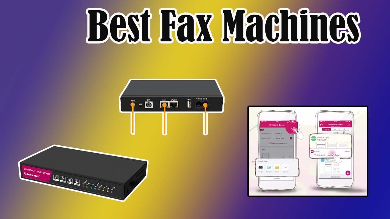 Best Fax Machines