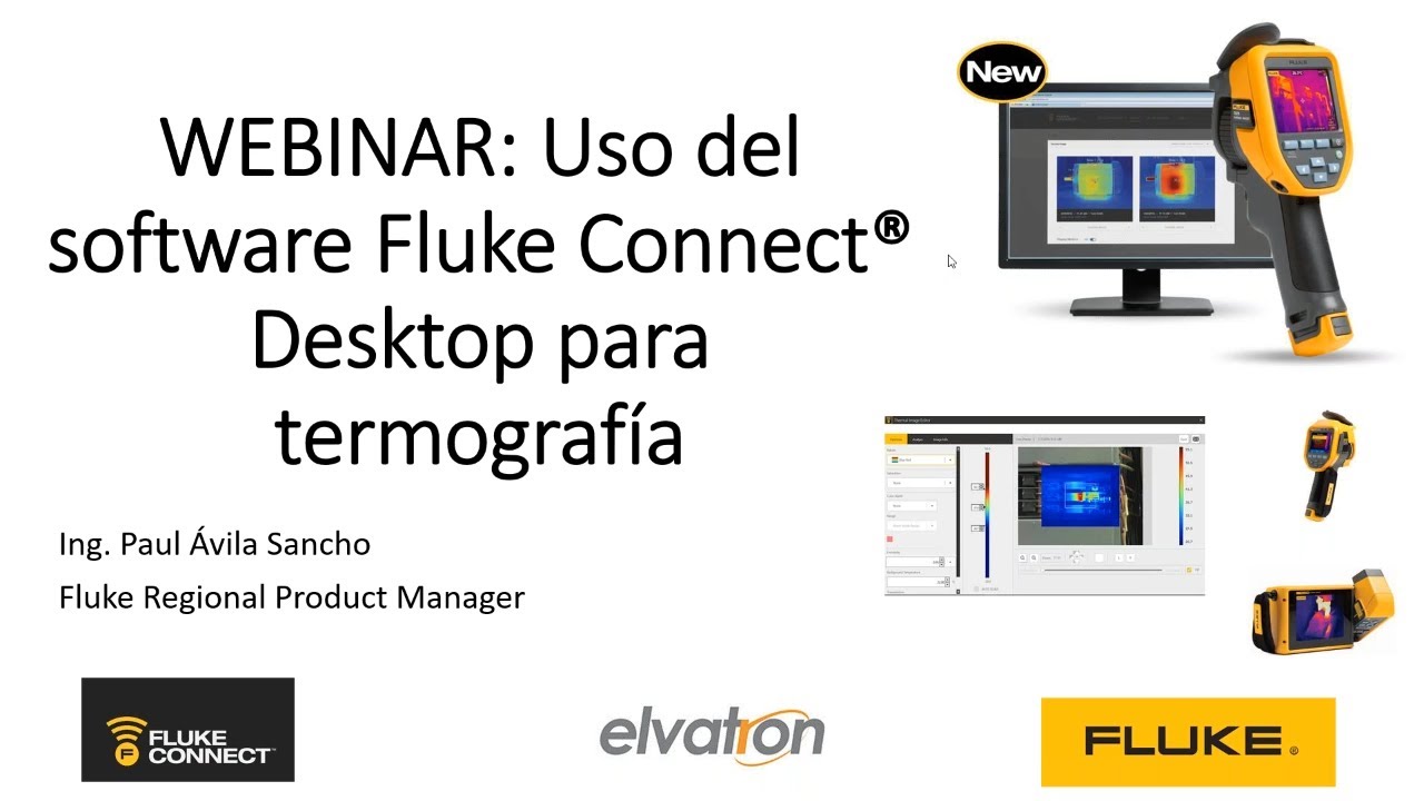 Webinar: Uso del software Fluke Connect para termografía