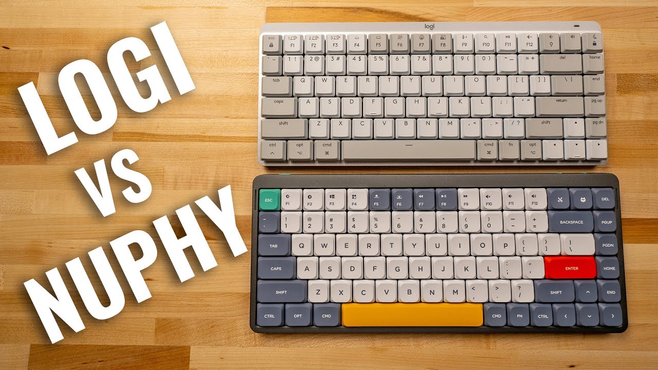 NuPhy Air75 против Logitech MX Mechanical Mini — лучшая клавиатура для Mac