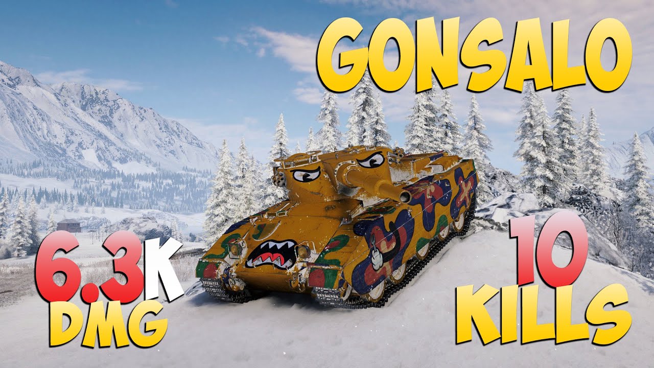 Gonsalo - 10 Kills 6.3K DMG - Разбитое сердце! - Мир Танков
