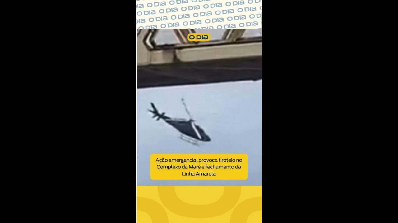 A&ccedil;&atilde;o emergencial provoca tiroteio no Complexo da Mar&eacute; e fechamento da Linha Amarela