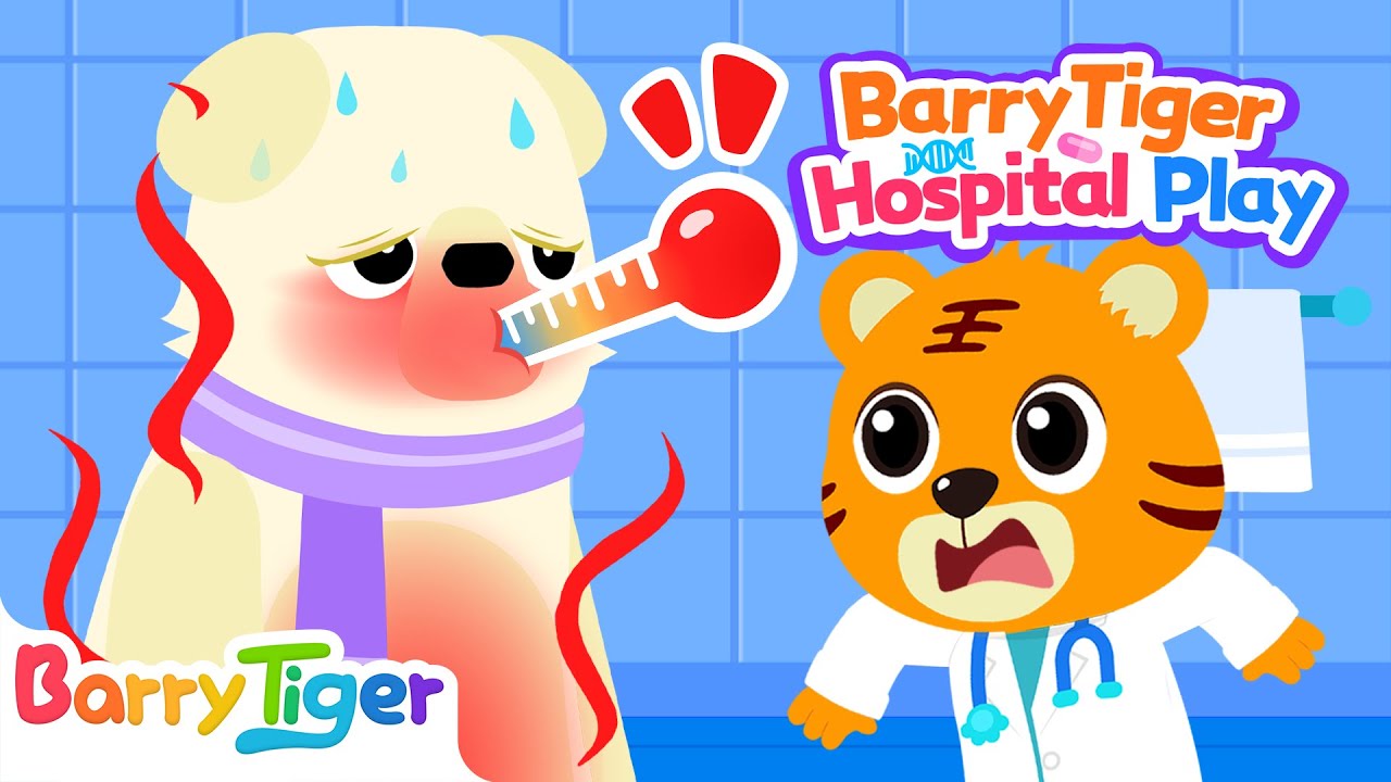 Polar Bear Got Hurt!🐻‍❄️ | Animal Hospital | Fun Doctor Cartoons | Kids Cartoons | BarryTiger