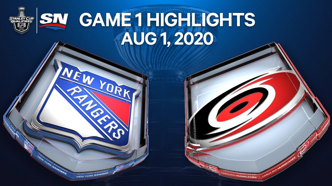 NHL Highlights | Rangers vs. Hurricanes , Game 1 – Aug. 1, 2020