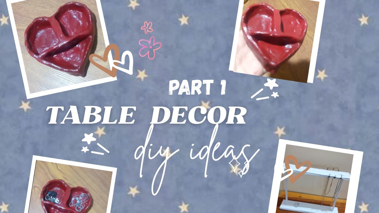 0₹ Table Décor DIY Ideas part 1 