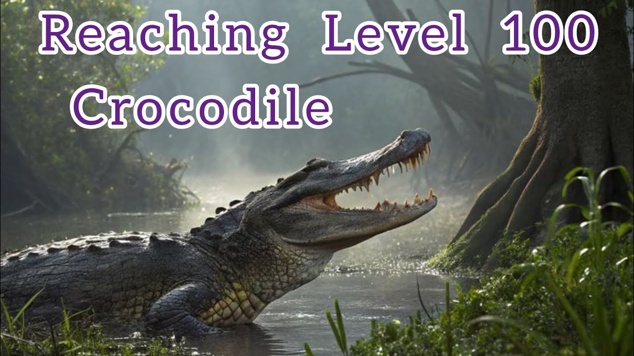Достижение 100-го уровня Крокодила | WildCraft