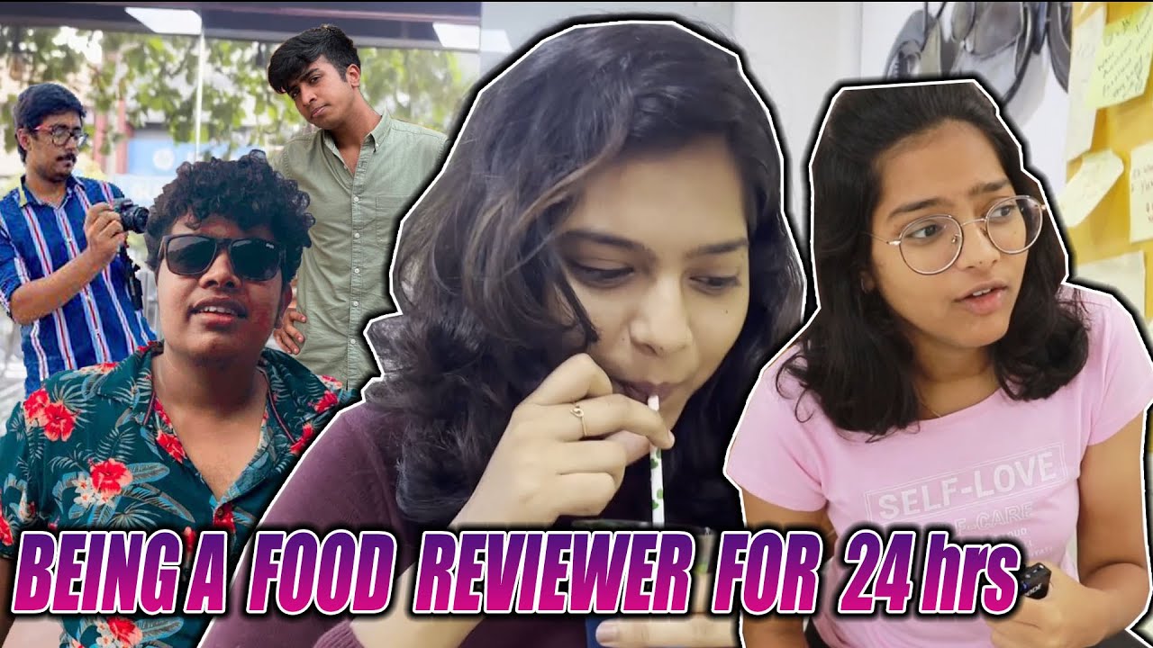 BEING A FOOD REVIEWER FOR 24 HOURS || #sneholic