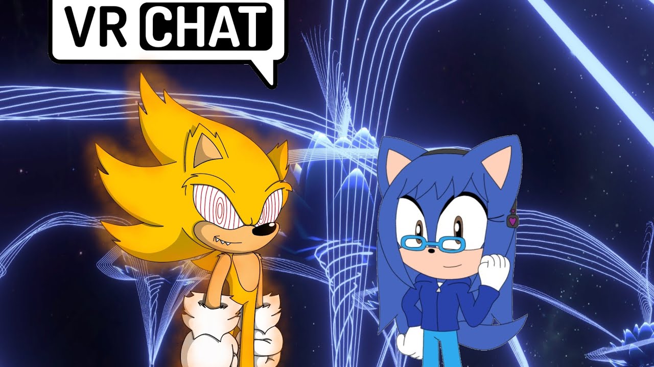 AquaFire meets up with Burning Fleetway in her mind (Vrchat)