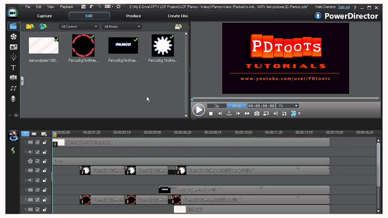 Rotating Motion Objects - PowerDirector10 Tutorial