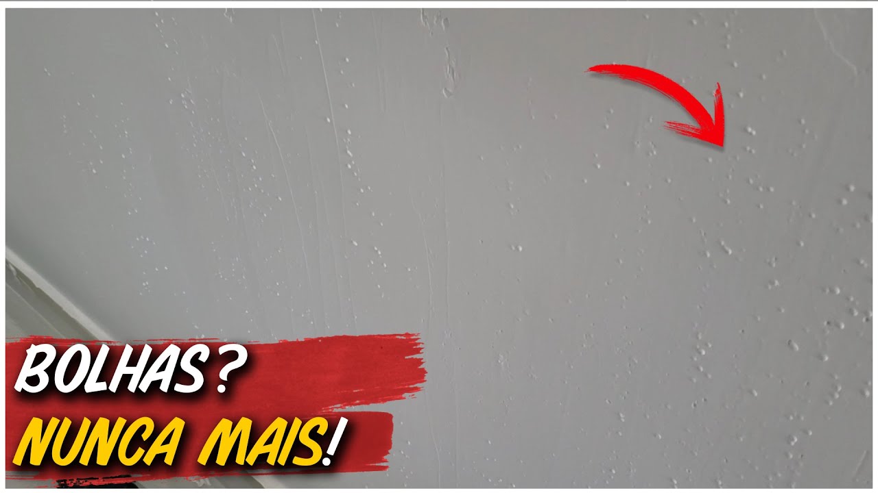 COMO ELIMINAR DEFINITIVAMENTE BOLHAS NA PINTURA
