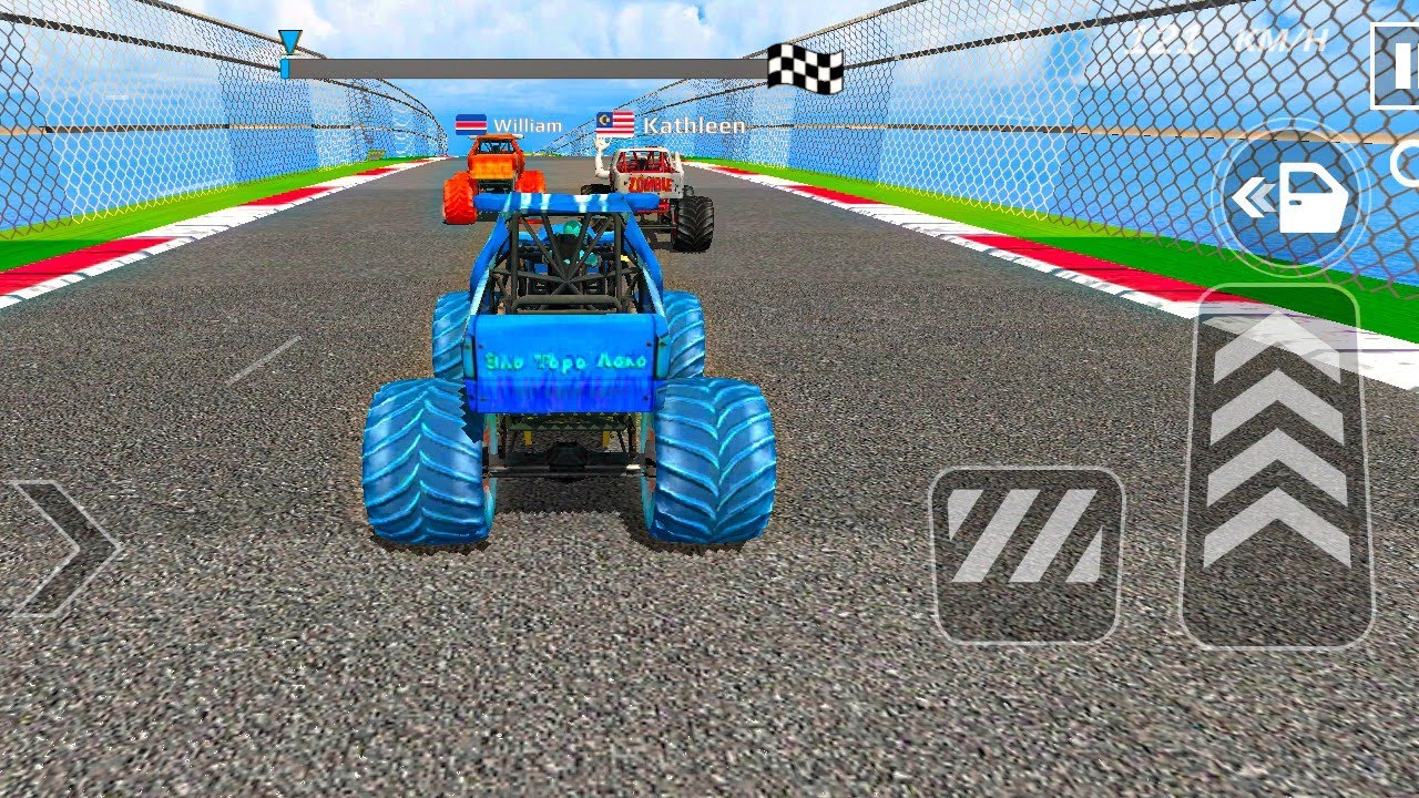 Monster Truck Mega Ramp Extreme Racing - Impossible GT Car Stunts Driving - Gadi game - gameplay 🔥 