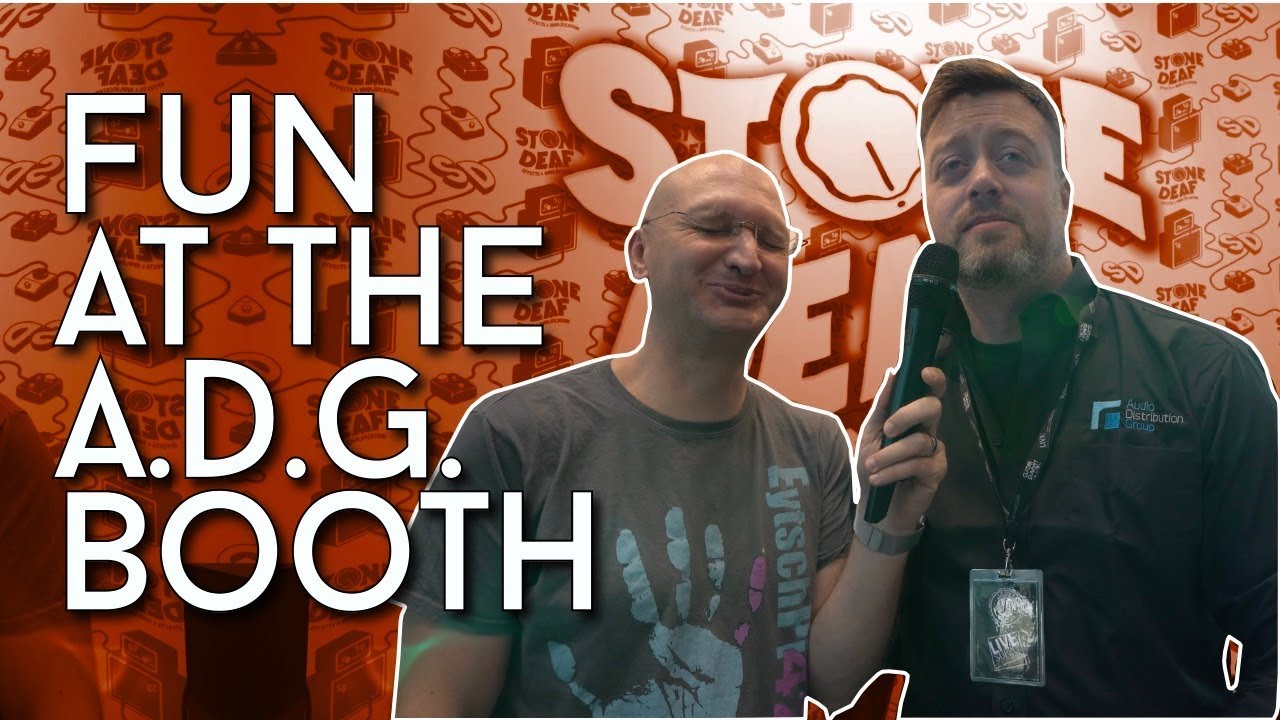 Loads of fun at the ADG Booth at Guitar Summit 18