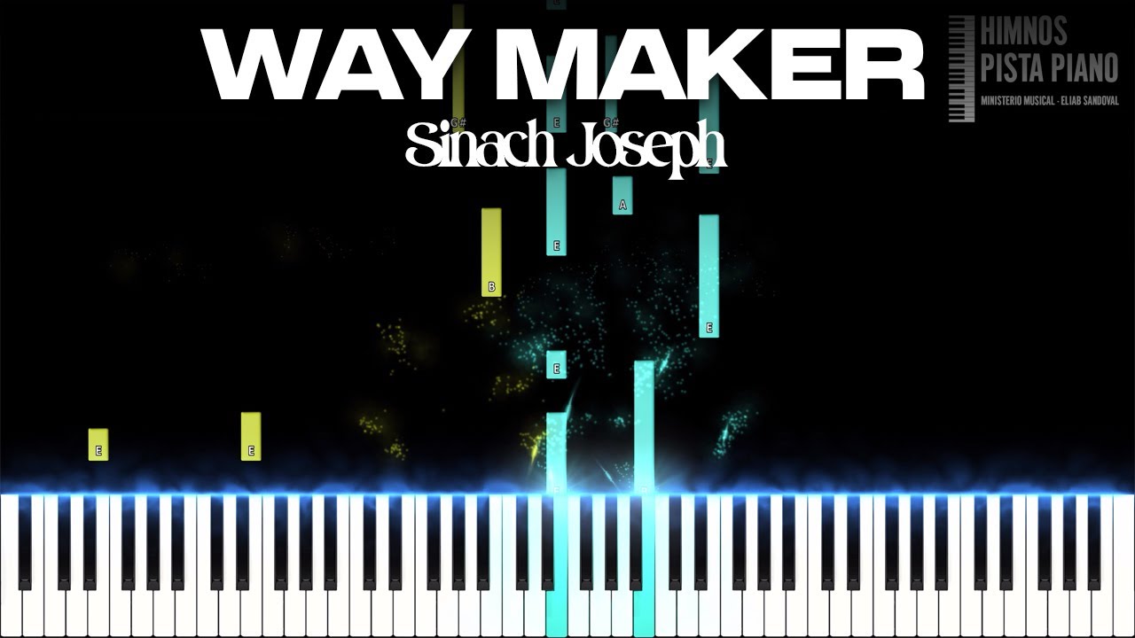 Way Maker (Aquí Estás) (2023) - Sinach Joseph | Piano Tutorial + Partitura