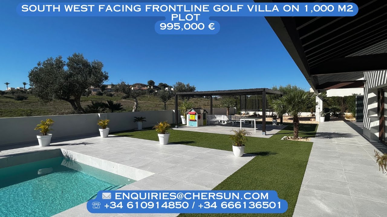 Property For Sale in Peraleja Golf - 4 Bed Frontline Golf Villa, Chersun Properties - PVZ100
