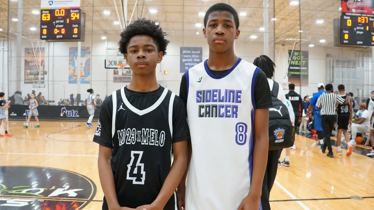 TEAM MELO vs SIDELINE CANCER WAS A WAR!!!  (7th Grade) MADE HOOPS East Session 1 (4/7/24)